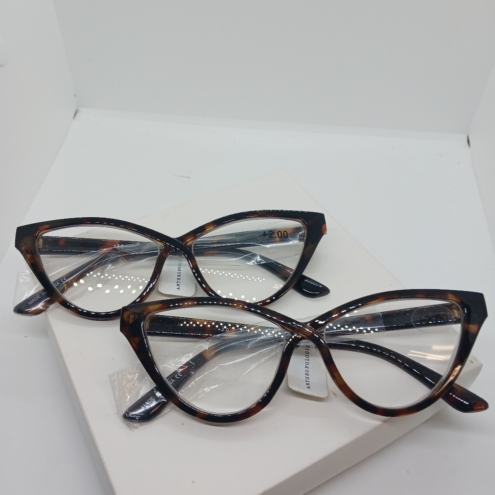 Anthropologie Brown Cat-Eye Glasses